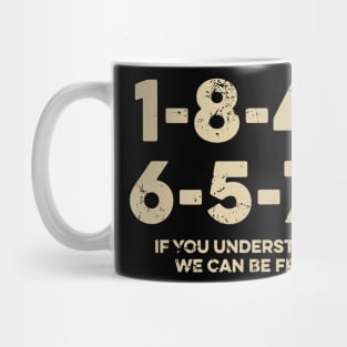 1-8-4-3-6-5-7-2 - Funny Firing Order Mug